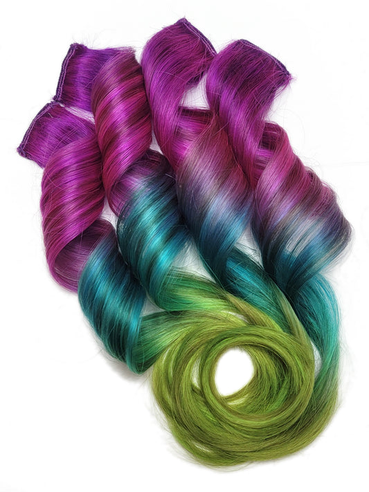 Electra Clip in Human Hair Extensions Highlights