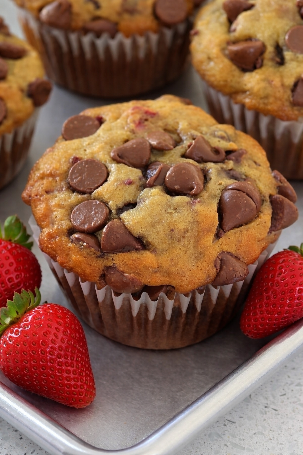 Strawberry Chocolate Banana Muffin