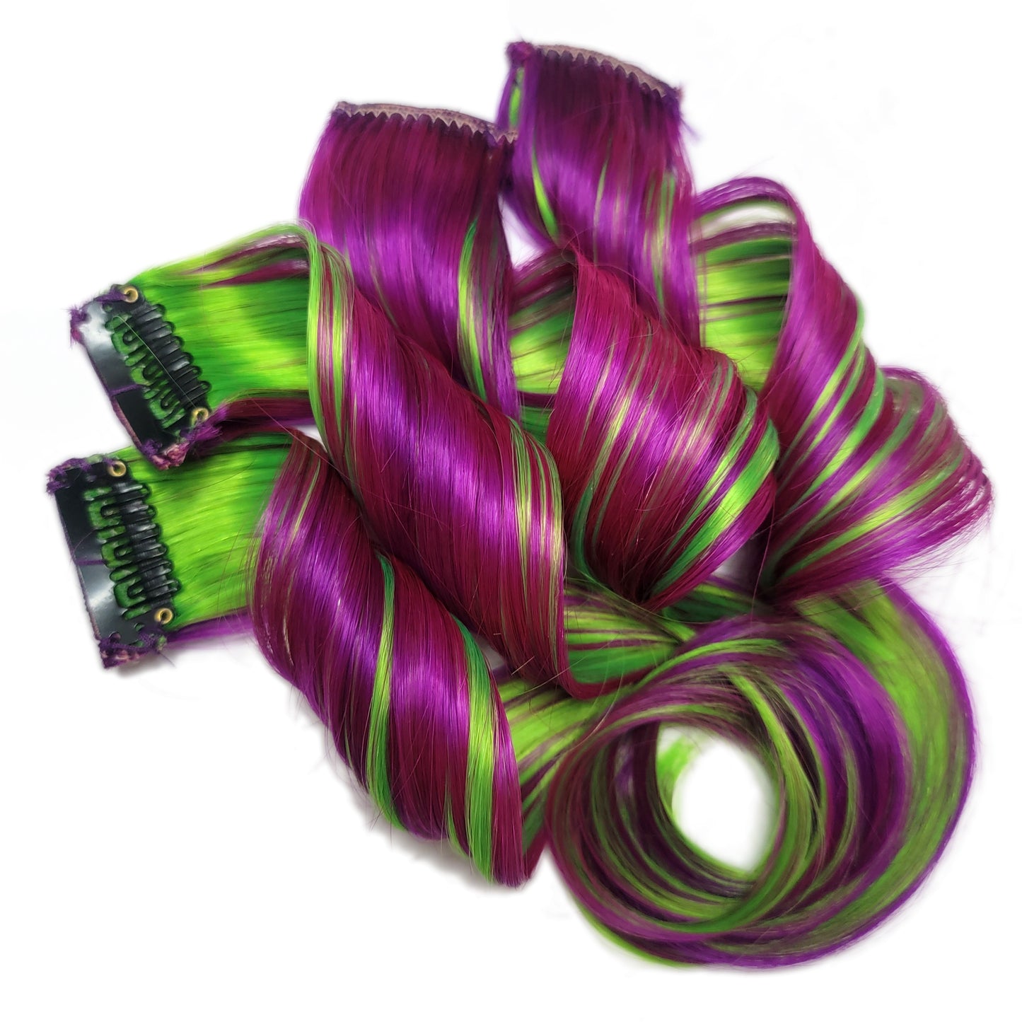 Violet Whispers Clip in Human Hair Extensions