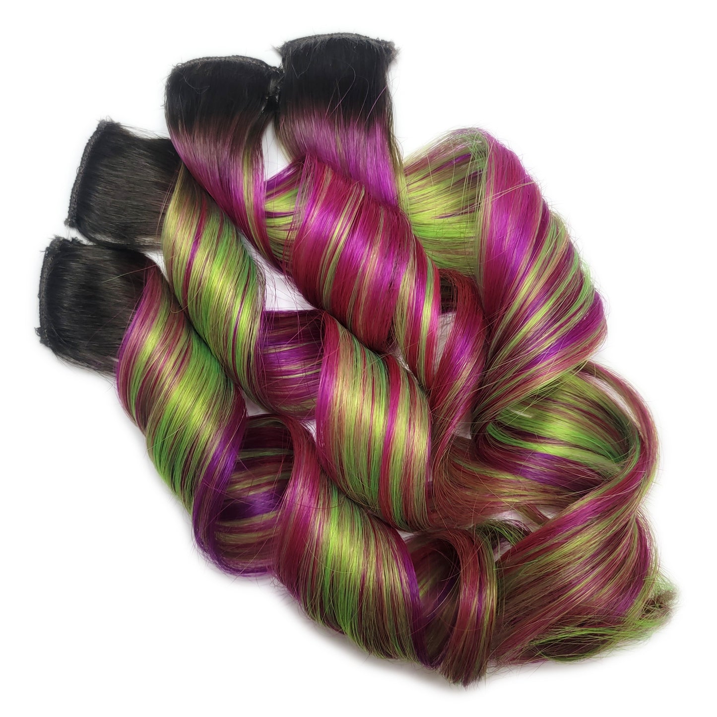 Violet Whispers Clip in Human Hair Extensions