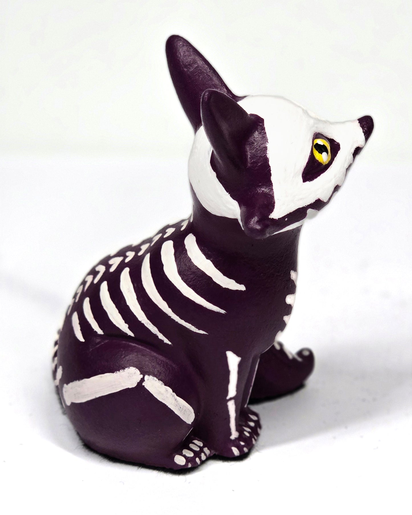 Skeletal design of a dog on a white background