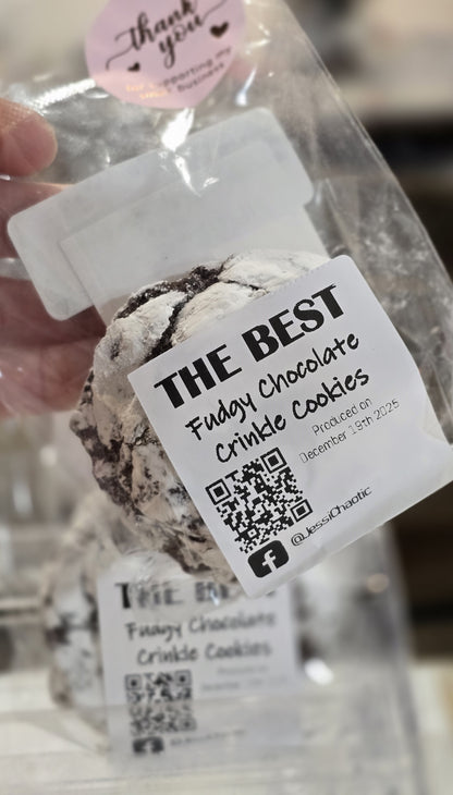 Fudgy Chocolate Crinkle