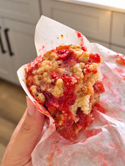 Strawberry Crumble Jumbo Muffin