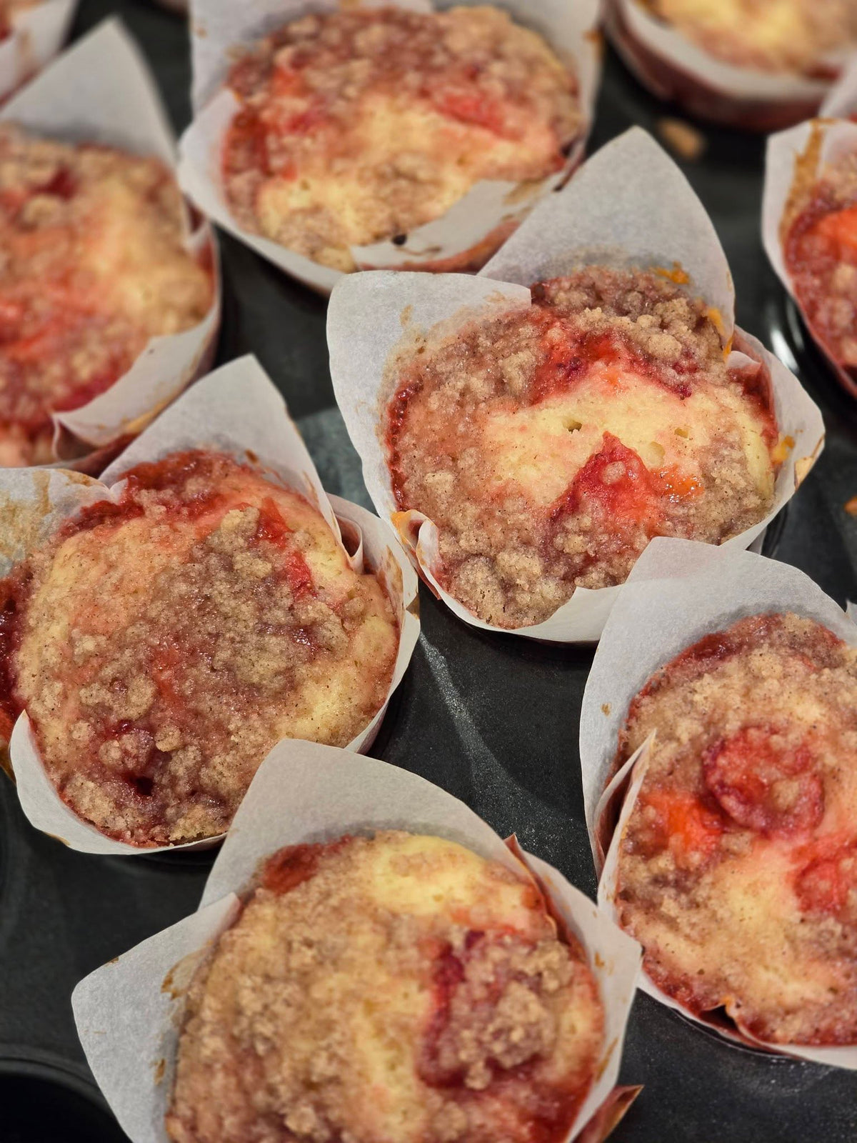 Strawberry Crumble Jumbo Muffin