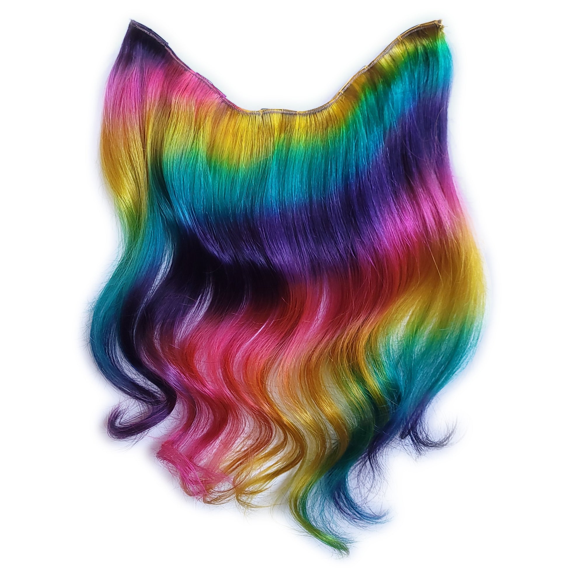 prism rainbow hair colorful hairstyles