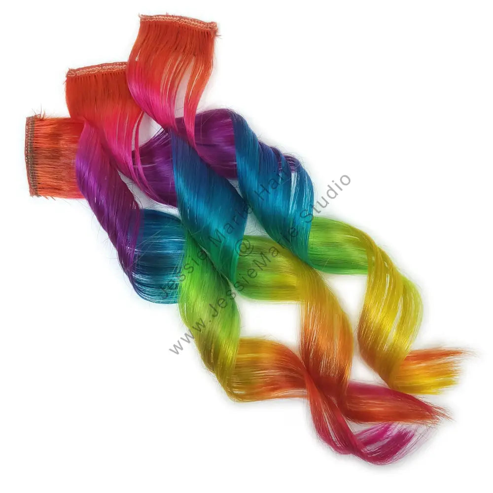 rainbow human hair extensions