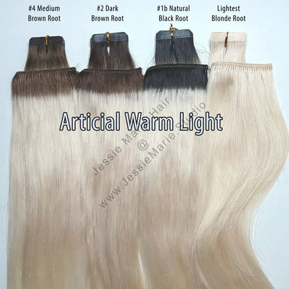 Deep Blue Fire Hair Extensions