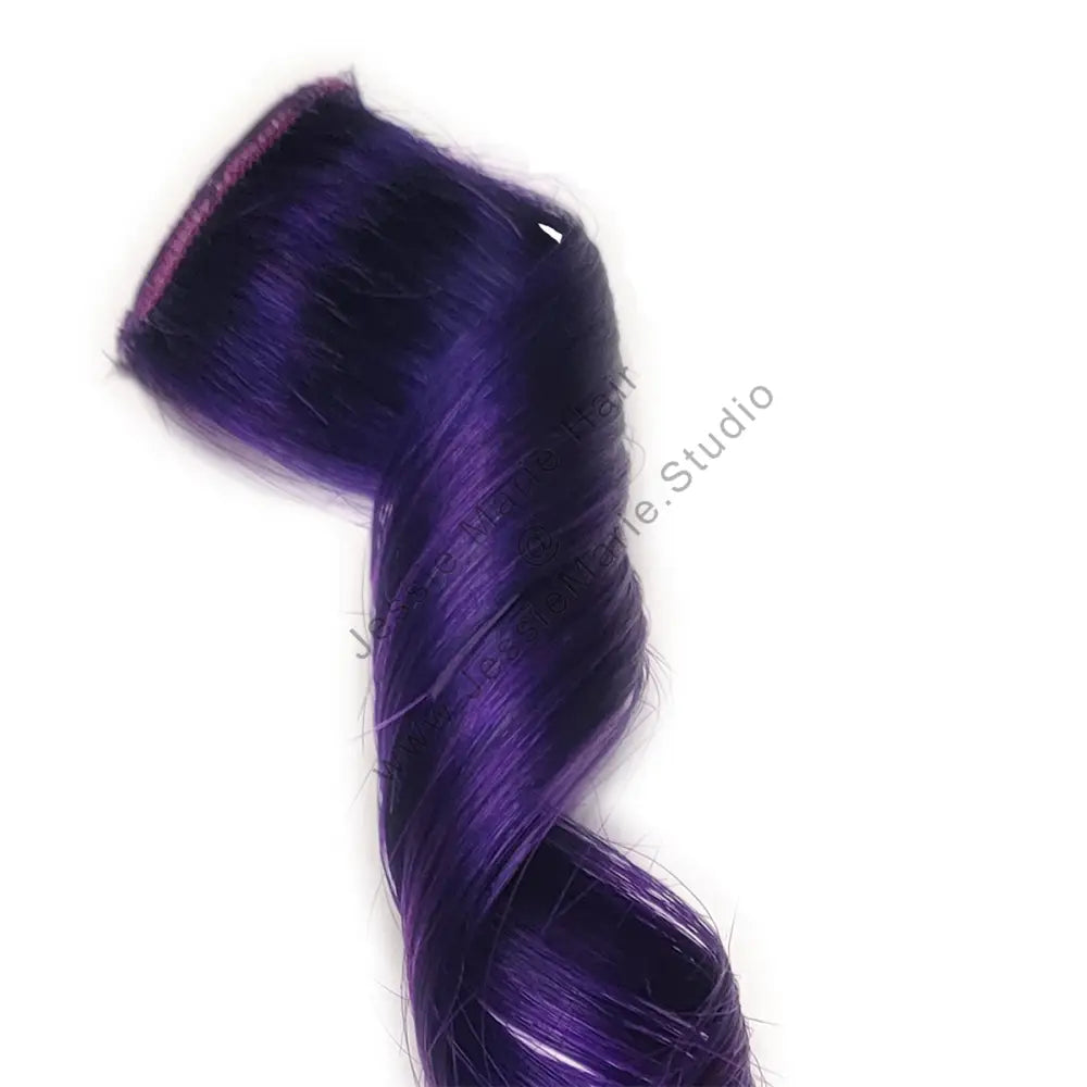 purple hair extensions