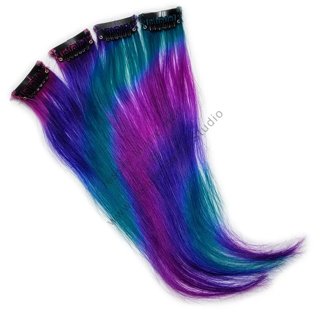 galaxy colored hair