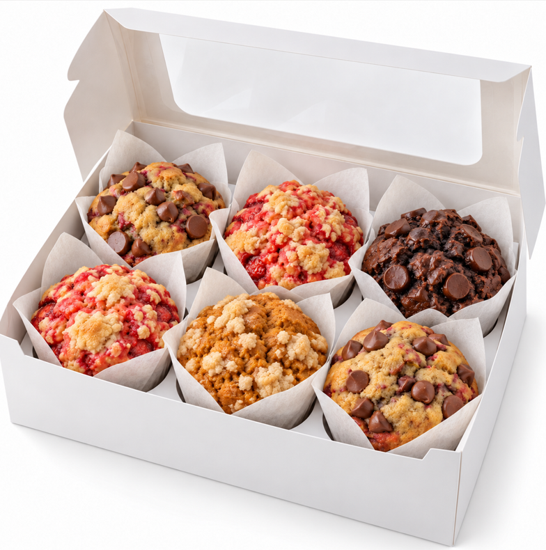 Morning Crumbs Box – From-Scratch Muffin Assortment