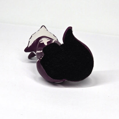 felt protector on the bottom of fox/puppy figure