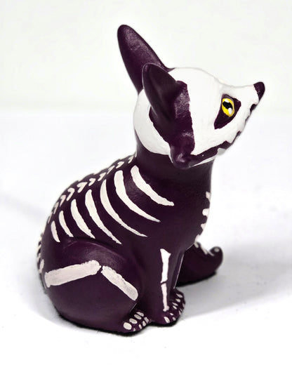 Skeletal design of a dog on a white background