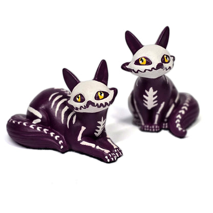 Nibbleton or Chompette Purple Skeleton Pups