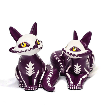 Nibbleton or Chompette Purple Skeleton Pups