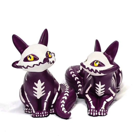 Nibbleton or Chompette Purple Skeleton Pups