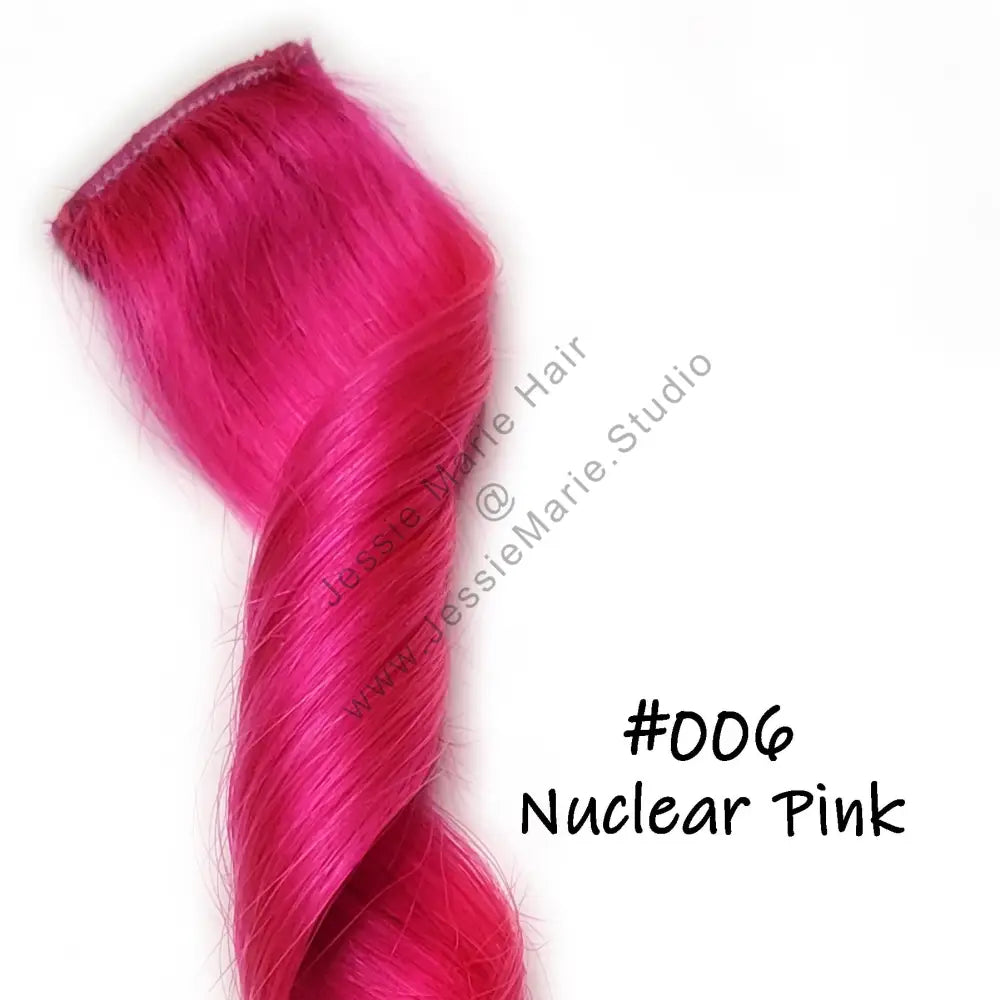Nuclear Pink hair