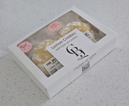 Meltaway Lemon Crinkle Cookies
