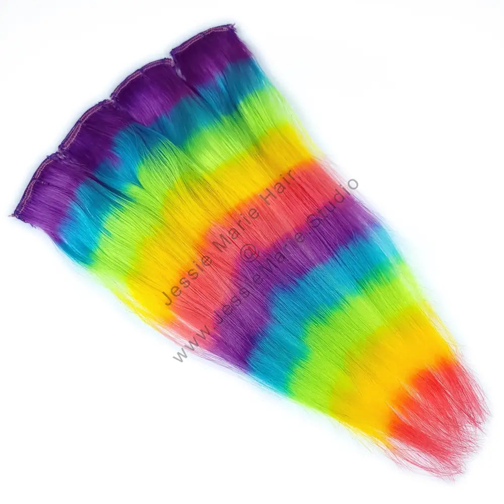 purple holographic rainbow hair